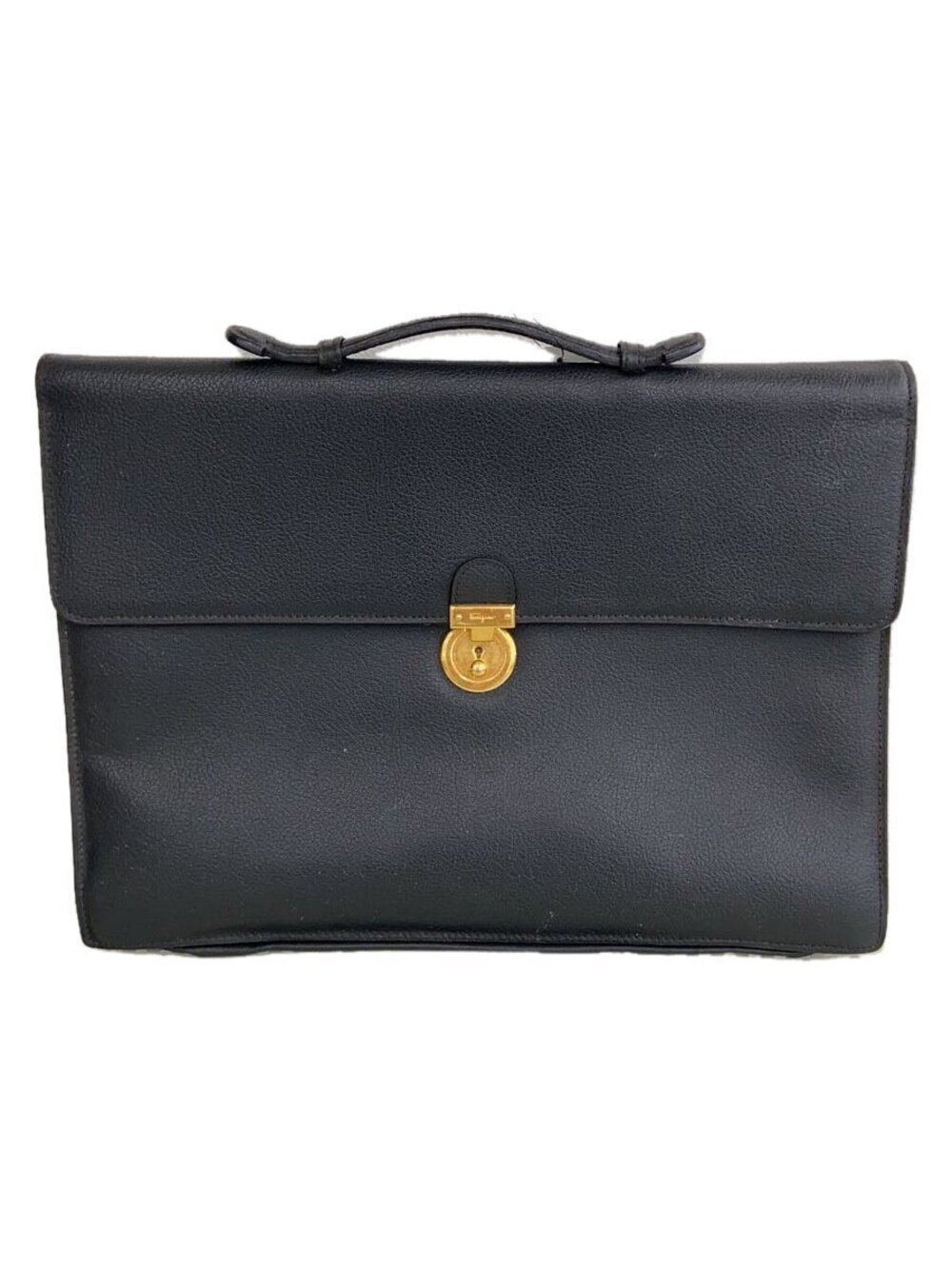 Salvatore Ferragamo Briefcase Leather Black